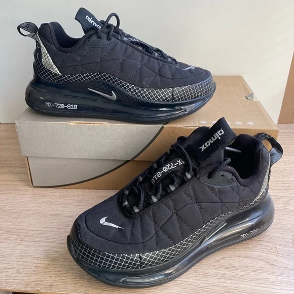 Nike | Shoes | Nike Mx 72 Blackmetallic Silver Kids Sneakers  display picture 3